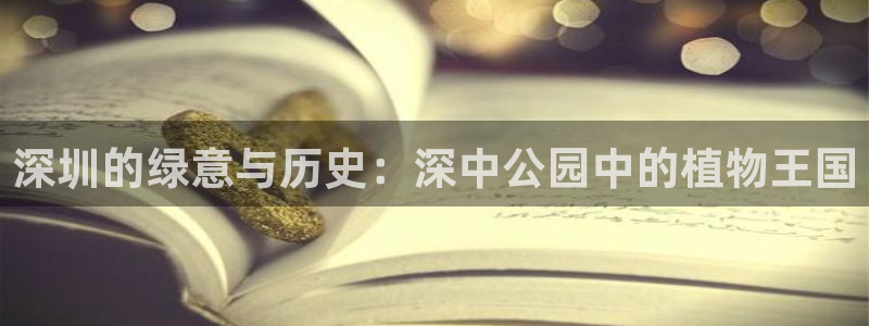 新宝gg app：深圳的绿意与历史：深中公园中的植物王国
