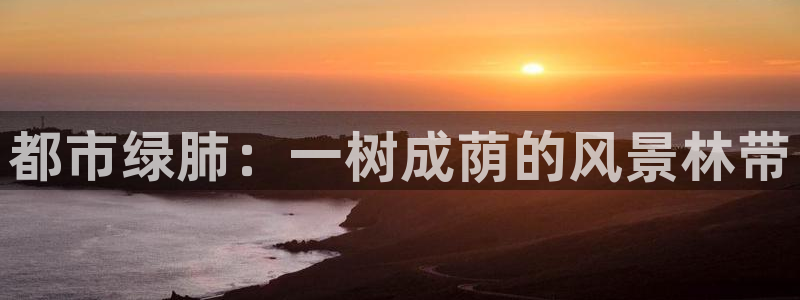 新宝gg娱乐登录地址：都市绿肺：一树成荫的风景林带